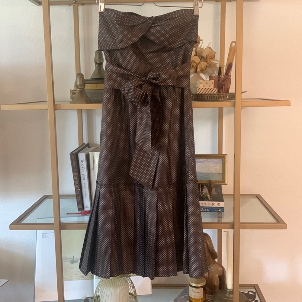 BCBG Paris strapless dress